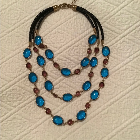 Daniela Swaebe “Candy” Crystals Statement Necklace - Picture 3 of 5